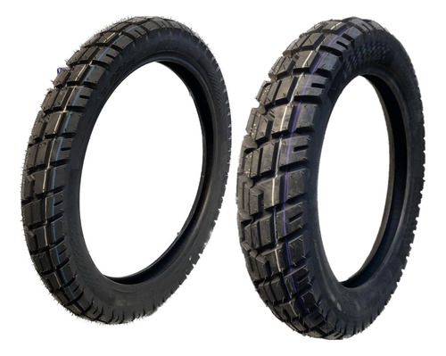 Juego Cubierta 110/90-17 + 90/90-19 Tt Coyote 3 Honda Xr 125