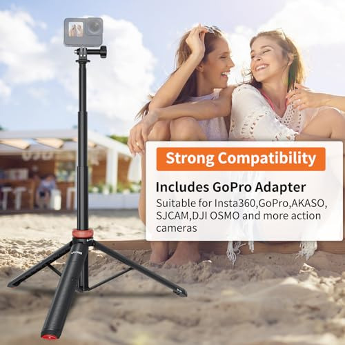 Bastón De Selfie Extensible Uurig Para Gopro Max Hero 10 9 8