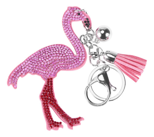 Llavero De Bricolaje Con Diseño De Perlas De Flamenco Con Bo