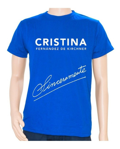 Remera Sinceramente Cristina Libro Fernandez