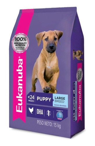 Eukanuba Puppy Large Breed 15kg Envio!!