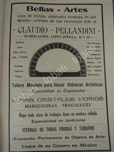 Cartel Retro Tienda De Decoracion Claudio Pellandini 1909 /3