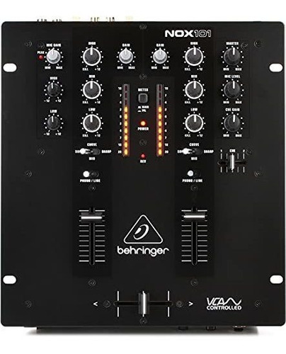 Mezclador Para Dj Behringer Pro Mixer Nox101 De 2 Canales