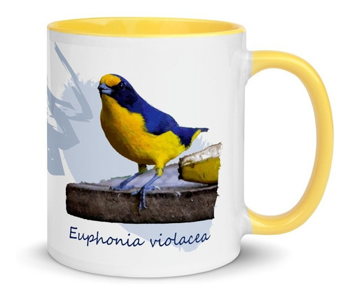 Imagem 4 de 7 de Caneca Personalizada Aves De Ubatuba (gaturamo Verdadeiro)