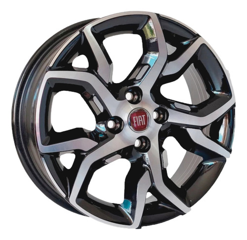 04 Rodas Bd Fiat Argo Hgt R92 + 04 Pneus 205/40/17 *