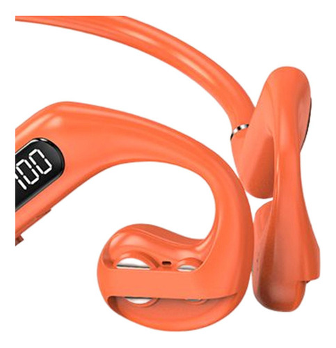 Auricular De Oído Abierto Cancelación De Ruido Naranja