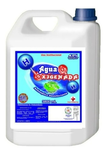 Agua  Oxigenada Bactericida Galón 3800 - L a $10000