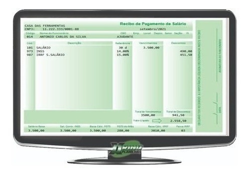 Modelo Holerite Comprovante De Renda Editável Excel