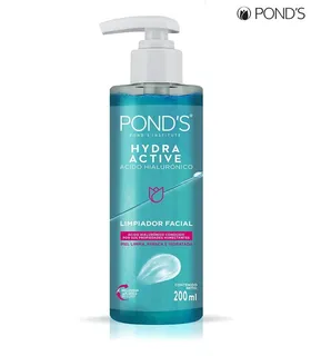 Limpiador Facial Hydra Active Ácido Hialurónico Ponds 200ml