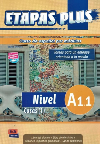 Etapas plus A1.1 - Libro del alumno + CD, de Equipo Entinema. Editora Distribuidores Associados De Livros S.A., capa mole em español, 2011