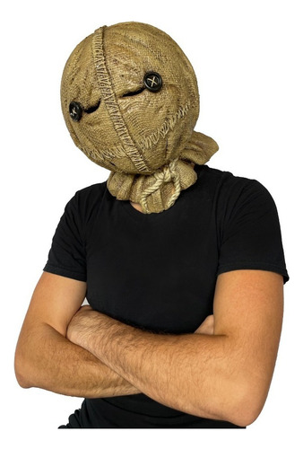 Máscara Sam Burlap De La Película Trick ´r Treat Halloween Color Multicolor