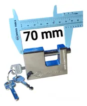 Comprar Candado Anti Cizalla 70 Mm Cromado Para Usos Múltiples
