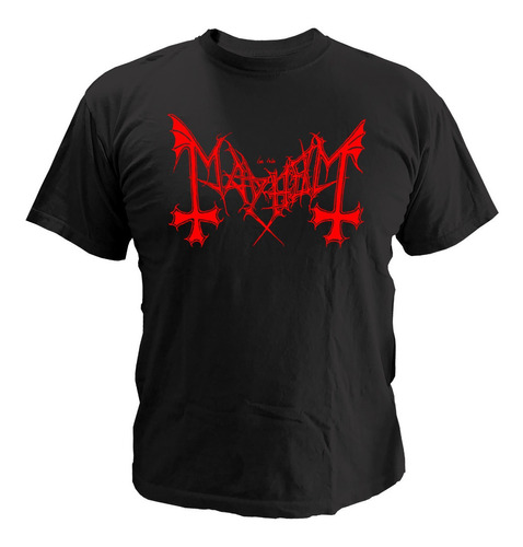 Mayhem - Logo   - Camiseta