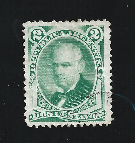 Argentina 1877(37) Vicente Lopez Tipo I  Usada