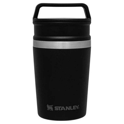 Vaso térmico Stanley Adventure Shortstack Travel color negro 236mL