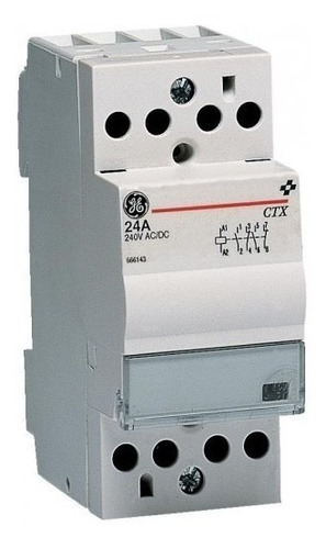 Contactor Modular Monofasico 24a General Electric 220vca/vcc