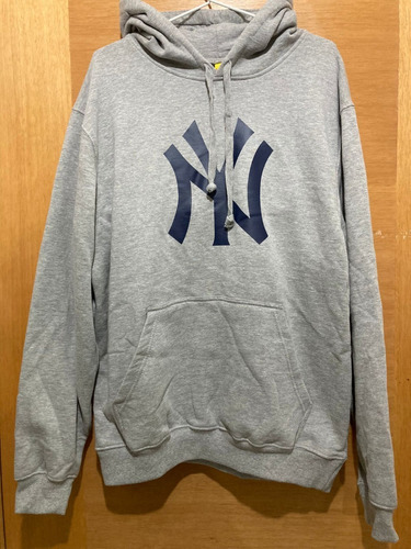 Polerón Gris Claro Yankees De Nueva York 