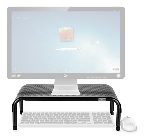 Base Ajustable Para Monitor Ergo3 Allsop Asp31630 En Metal