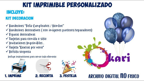 Kit Imprimible Cerveza Modelo 1