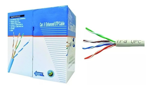 Cable Utp Cat 5e Caja  305 Mts