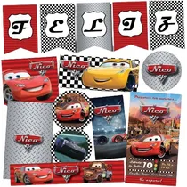 Comprar Kits Imprimibles Personalizados Cars Candy Deco Invitacion