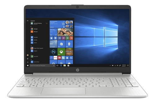 Laptop  HP 15-dy1002la plata 15.6", Intel Core i3 1005G1  8GB de RAM 256GB SSD 16GB Optane, Intel UHD Graphics 60 Hz 1366x768px Windows 10 Home