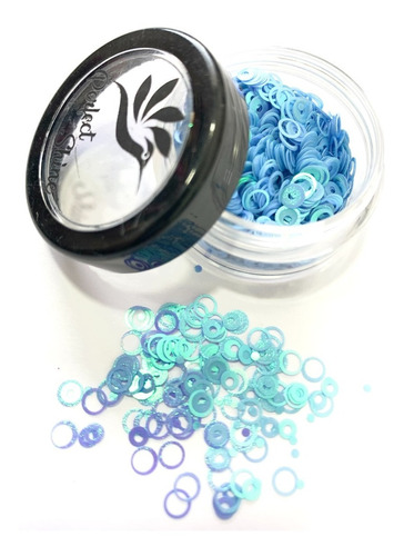 Confeti  Glitter Para Uña Circus Blue Ágata Magickur