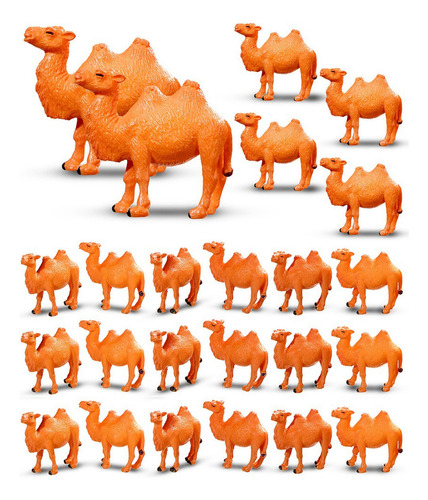 24 Figuras De Juguetes En Miniatura, Modelos De Animales Par