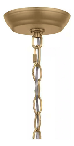 Lampara De Techo Moderna Candelabro 4 Luces Color Dorado Estructura Dorado Oscuro