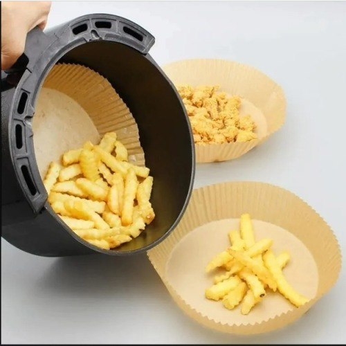 Imagem 4 de 5 de Forro De Papel Airfryer Tapete Forma Antiaderente
