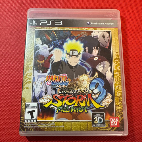Naruto Ultimate Ninja Storm 3 Full Burst Play Station 3 Ps3
