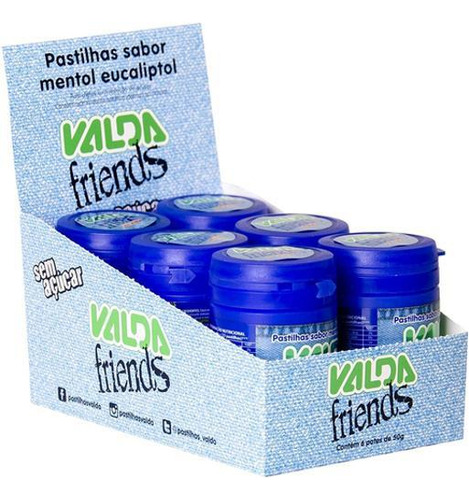 Valda Friends Pote Display 6 Unidades