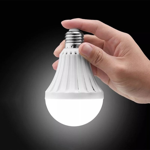 Imagen 8 de 9 de Pack X4 Ampolletas Recargables Led Ampolleta Inteligente 15w