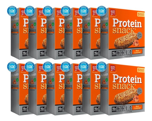 Protein Snack 60 Barras De Proteina 4 Sabores - Envio Gratis