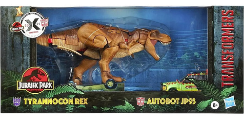 Transformers: Jurassic Park Tyrannocon Rex Y Autobot