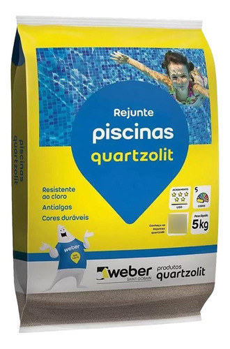 Rejunte Piscinas Quartzolit 5kg Azul Cobalto