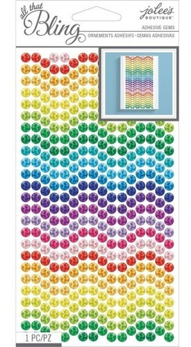 Sticker Diamantes Arcoiris Bling 8600891