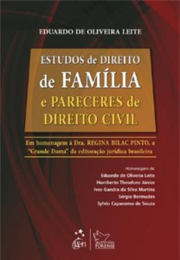 Livro Estudos De Direito De Família E Pareceres De Direito Civil - Eduardo De Oliveira Leite [2011]