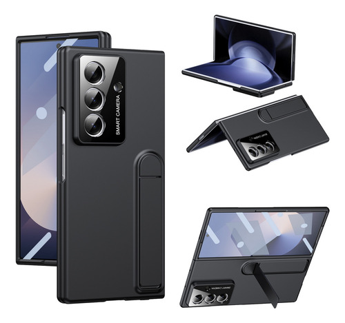 Soporte Bidireccional Plegable Con Funda Protectora De Cristal Hd Para Samsung Z Fold 7 6 5
