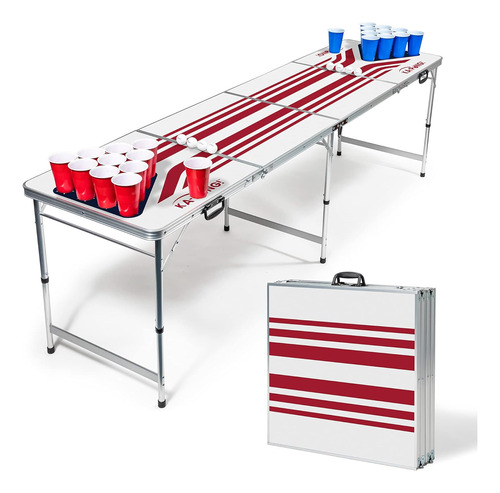Eastpoint Sports Easy Folding Drinking Game Pong Tailgate Ta