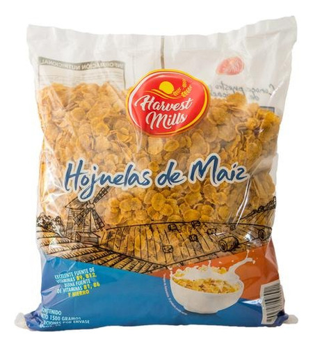 Hojuelas De Maíz Harvest Mills 1,5 Kg