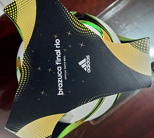 Balon Brazuca Final Rio Brasil 2014 Official Match Ball Dorado (Usado)