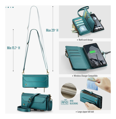 Suitable For Google Pixel 8 Pro Mobile Phone Case, Card Slot Mobile Phone Leather Case Multifunctional Mobile Phone Case