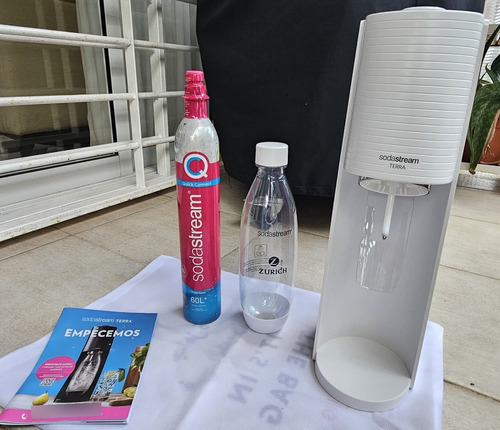 Máquina Gasificadora De Agua Sodastream Terra, Color Blanco