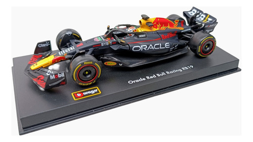 Fórmula 1 Max Verstappen Rb19, Escala 1:43, Burago, 13cms