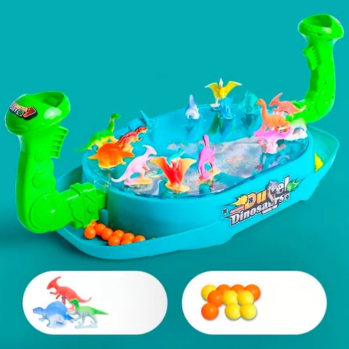 Brinquedos de dinossauro, jogos de tabuleiro, Brinquedos de tiro de  dinossauro – Brinquedos de tiro de dinossauro para 2 jogadores, jogos de  tabuleiro educativos para meninos e meninas, aniversário Skrskr