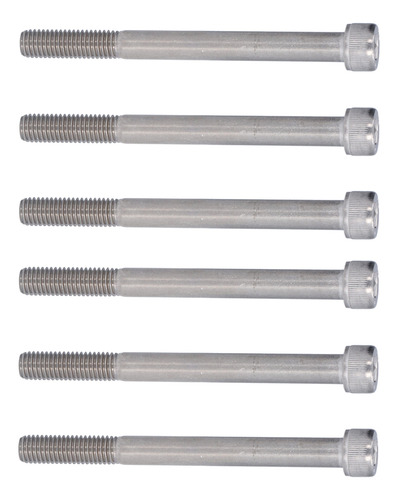 10 Tapones De Cabeza Cilíndrica Hexagonales De Acero Inoxida