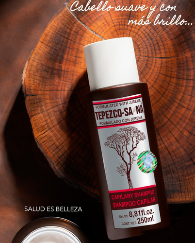Shampoo De Tepezcohuite Con Almendras