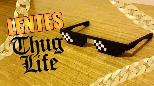 Combo Lentes Pixel Meme Thug Life X 20 Unidades