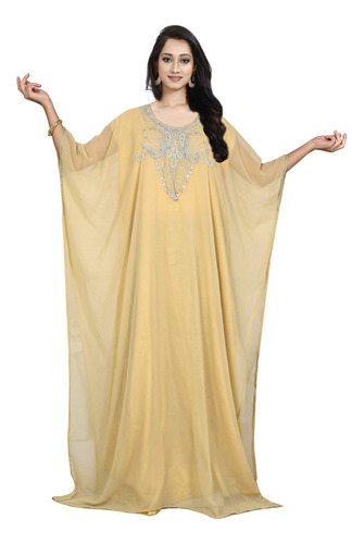 Koc Mujeres Kaftan Farasha Maxi Vestido De B07nl8s485_070424